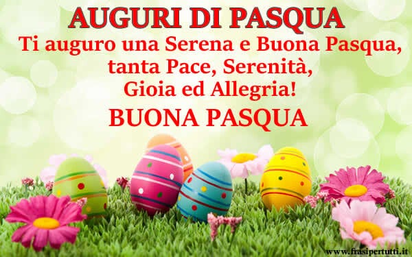 Auguri di Buona Pasqua